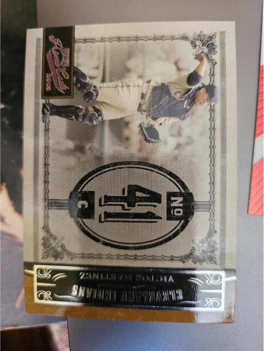 2005 Victor Martinez Cleveland Indians donruss Prime Cuts no. 158/399 RARE #68